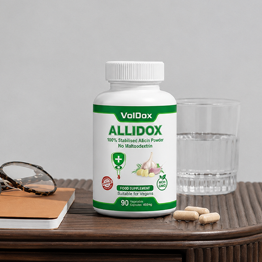 AlliDox – 100% Stabilised Allicin Capsules Natural Immune Support