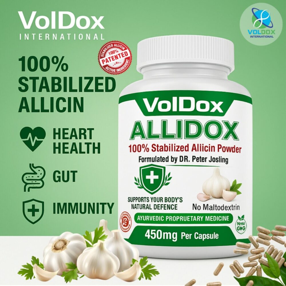 Allidox: Unleash the Potent Power of Pure Garlic – Brought to You by Voldox International