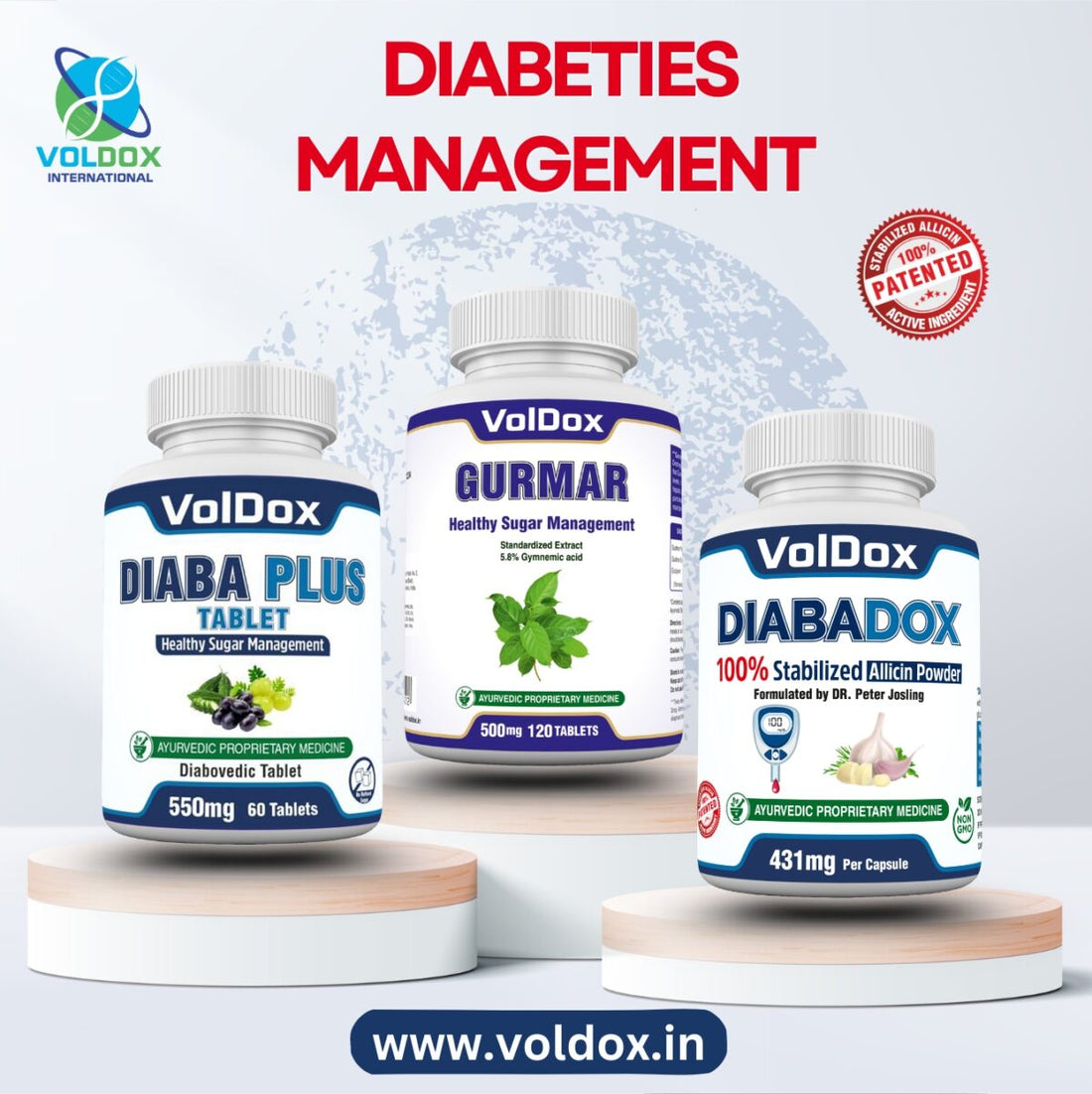 Natural Diabetes Management with Herbal Support: Discover Diabadox, Diabaplus & Gurmar Tablets