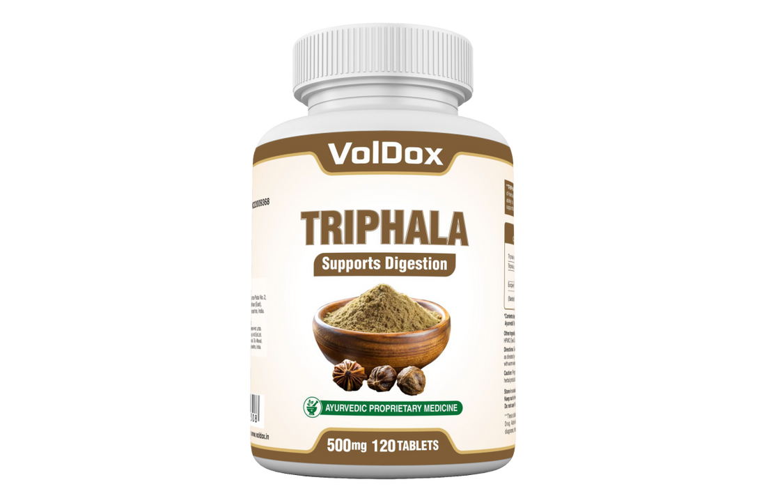 Triphala : An Ayurvedic Superfood for Gut Health and Overall Wellness – VOLDOX International’s Commitment to Purity.