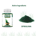 Spirulina 120 Tablets Green Superfood Overall Body Support