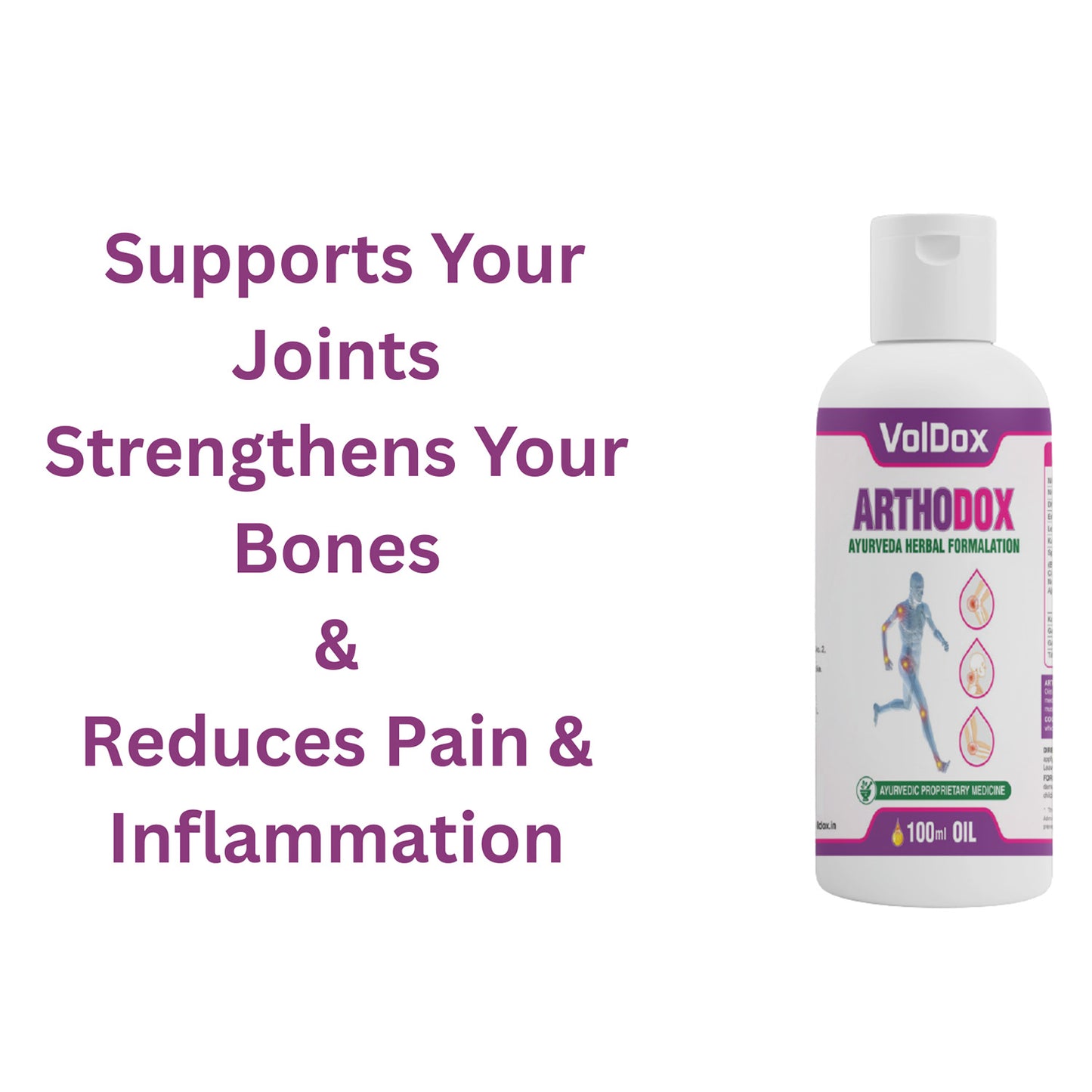 Arthodox Oil 100 ML Maintains Healthy Bones and Supports Joints