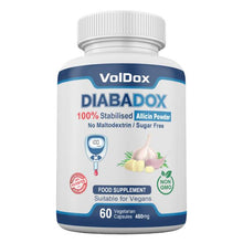 DiabaDox – Natural Blood Sugar Support with Stabilised Allicin, Cinnamon & Bitter Melon | 60 Vegan Capsules