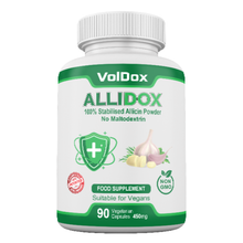 AlliDox – 100% Stabilised Allicin Capsules Natural Immune Support | Potent Garlic Extract | Vegan | Antibiotic Alternative | 90 Vegan Capsules