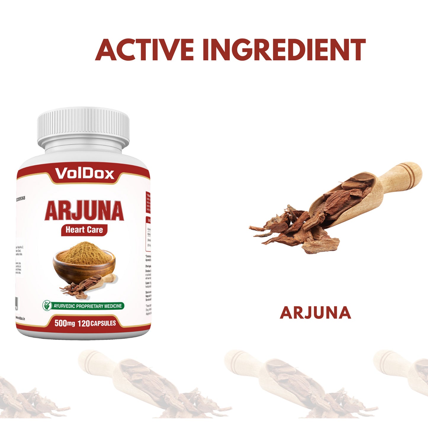 Arjuna 120 Capsule Pure And Natural Herbal Supplement For Healthy Heart