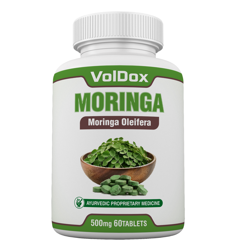 Moringa Tablets 60 Count | Natural Plant-Based Food Supplement | Source of Energy, Vitality & Daily Wellness | Vegan & Ayurvedic Inspired |