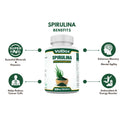 Spirulina 120 Tablets Green Superfood Overall Body Support