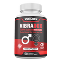 Vibradox – 60 Capsules Natural Libido Enhancer | ED Support | Male & Female Sexual Health | Allicin + Ginseng + Maca + Horny Goat Weed