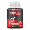 Vibradox – 60 Capsules Natural Libido Enhancer | ED Support | Male & Female Sexual Health | Allicin + Ginseng + Maca + Horny Goat Weed