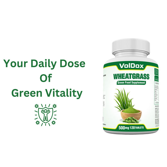WheatGrass 120 Tablets Superfood, Natural Antioxidant and Immunity Booster