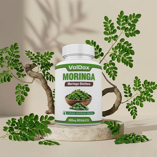 Moringa Tablets – 60 Count Natural Immunity Booster | Energy, Strength & Stamina Enhancer | Ayurvedic Supplement for Daily Wellness & Vitality